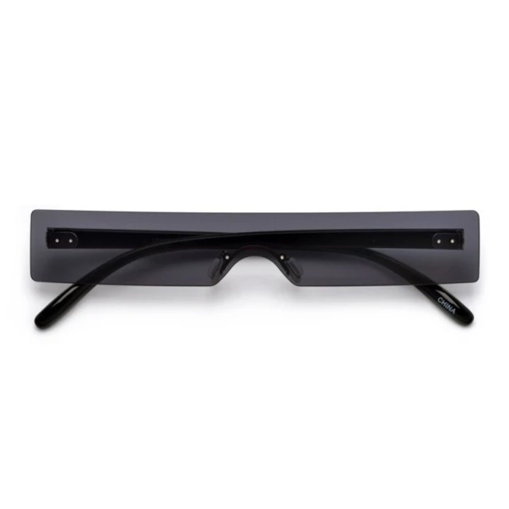 **NEVER WORN** rectangle black unisex sunglasses